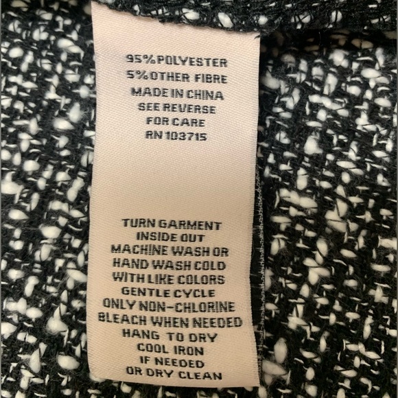 Nanette Lepore Tweed Blazer/Jacket 3/4 Sleeve Functional Pockets - Picture 9 of 13